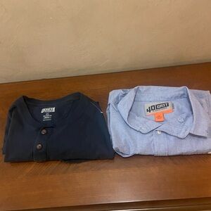 Duluth Trading LongTail T and 40 Grit Button Down Men’s 2XL